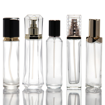 Empty 1oz 2oz 4oz 15ml 30ml 50ml 60ml 100ml 120ml 4oz clear Cosmetics Cosmetic Glass Dropper Bottles