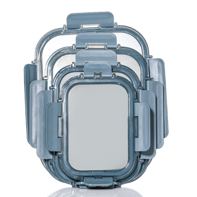 200ml/390ml/640ml/970ml/1300ml Food Box Packaging Food Container Glass Lunch Box