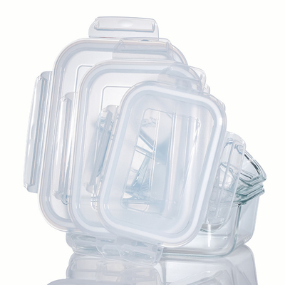 200ml/390ml/640ml/970ml/1300ml Food Box Packaging Food Container Glass Lunch Box