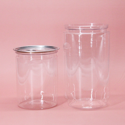 Factory Price Transparent PET Plastic Drink Soda Coffee Beverage Can With Easy Open Lids