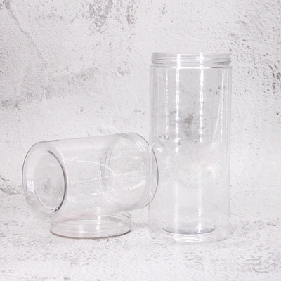 Clear Plastic Paint Cans Party Bucket Decorative Storage Christmas Clear Paint Can Containers with Metal Lids and Handle
