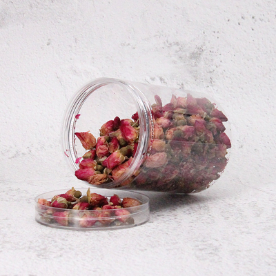 Clear Plastic Paint Cans Party Bucket Decorative Storage Christmas Clear Paint Can Containers with Metal Lids and Handle