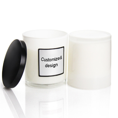 6oz 8oz 10oz 12oz Luxury Wholesale Custom Logo Scented Candle With Empty Glass Gold Candle Jar With Lids