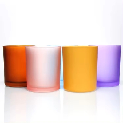 OEM ODM Raincoast 210G Candle Jar With Lid Glass Container Soy Wax Candle Empty Glass Jar