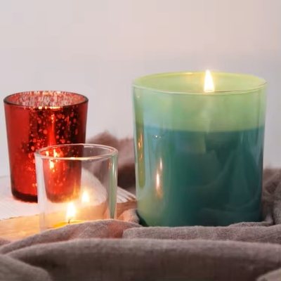 OEM ODM Raincoast 210G Candle Jar With Lid Glass Container Soy Wax Candle Empty Glass Jar
