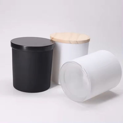 OEM ODM Raincoast 210G Candle Jar With Lid Glass Container Soy Wax Candle Empty Glass Jar