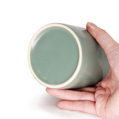 Matte Multi-colored Wedding Home Decor Candle Cup Container Ceramic Empty Candle Jars Without Lid