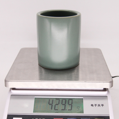Matte Multi-colored Wedding Home Decor Candle Cup Container Ceramic Empty Candle Jars Without Lid