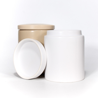 High Quality Custom Ceramic Mat Candle Holder No Glaze Candlestick Porcelain