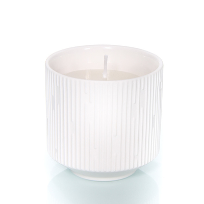 High Quality Custom Ceramic Mat Candle Holder No Glaze Candlestick Porcelain
