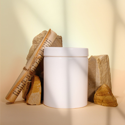 Luxurious Natural Soy Fashionable Ceramic Candle Jars With Essential Oil Reed Diffuser Gift Set