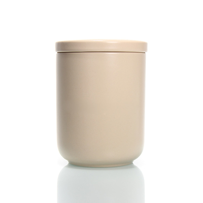 Wholesale Matte Multi-colored Wedding Candlestick Holder Home Decor Candle Cup Container Ceramic Empty Candle Jars With Lid