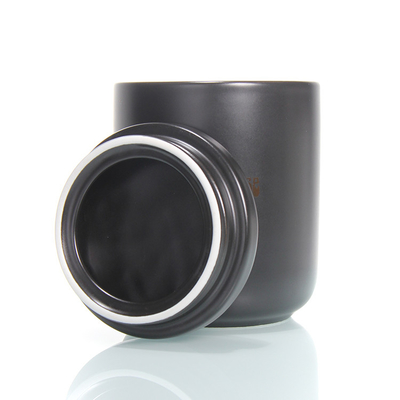 Wholesale Matte Multi-colored Wedding Candlestick Holder Home Decor Candle Cup Container Ceramic Empty Candle Jars With Lid