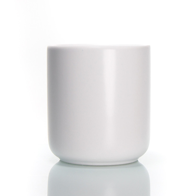 Wholesale Matte Multi-colored Wedding Candlestick Holder Home Decor Candle Cup Container Ceramic Empty Candle Jars With Lid