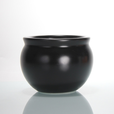 Wholesale Matte Multi-colored Wedding Candlestick Holder Home Decor Candle Cup Container Ceramic Empty Candle Jars With Lid