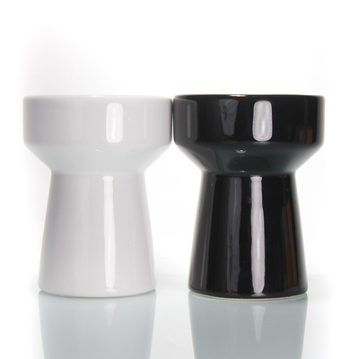 Wholesale Matte Multi-colored Wedding Candlestick Holder Home Decor Candle Cup Container Ceramic Empty Candle Jars With Lid