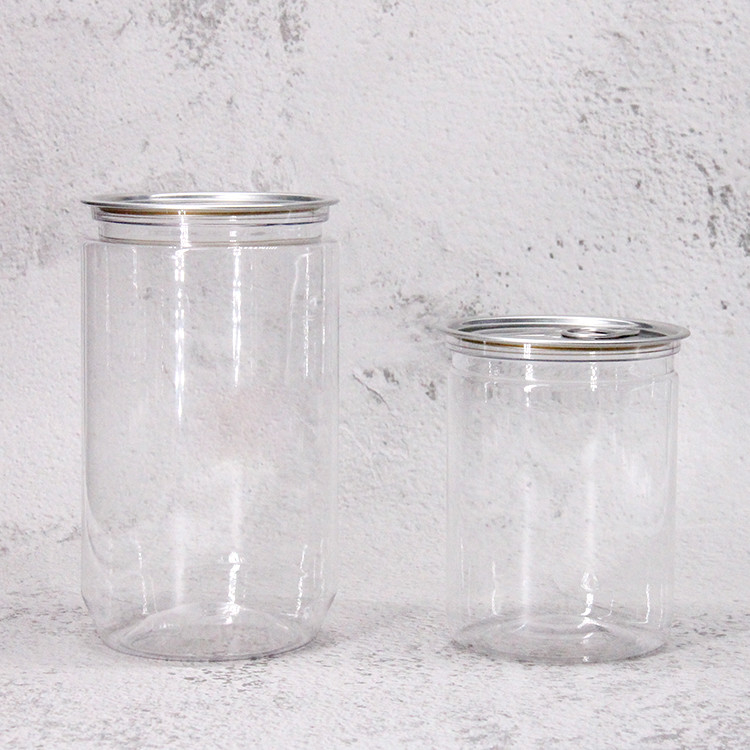 Clear Plastic Paint Cans Party Bucket Decorative Storage Christmas Clear Paint Can Containers with Metal Lids and Handle
